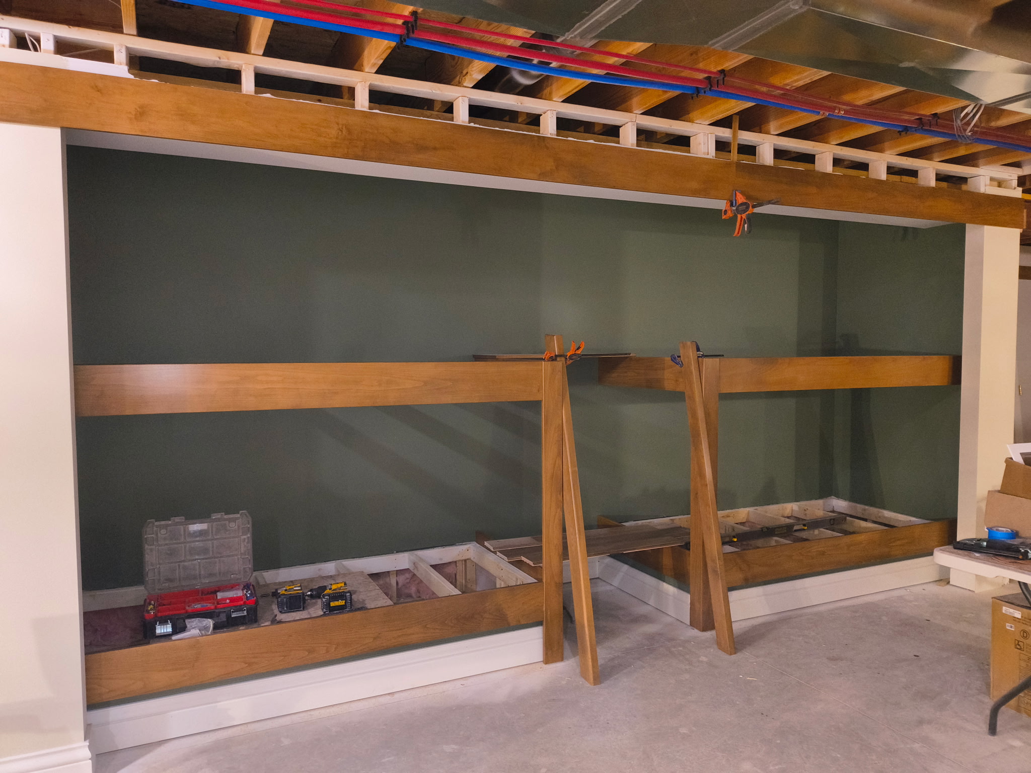 Basement Shelving & Framework