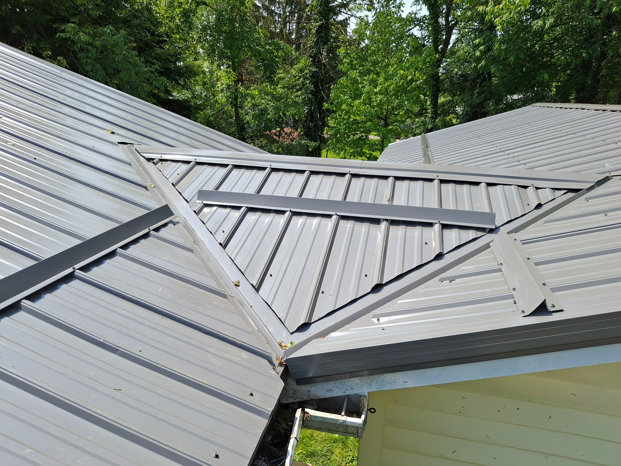 Metal Roof Completed