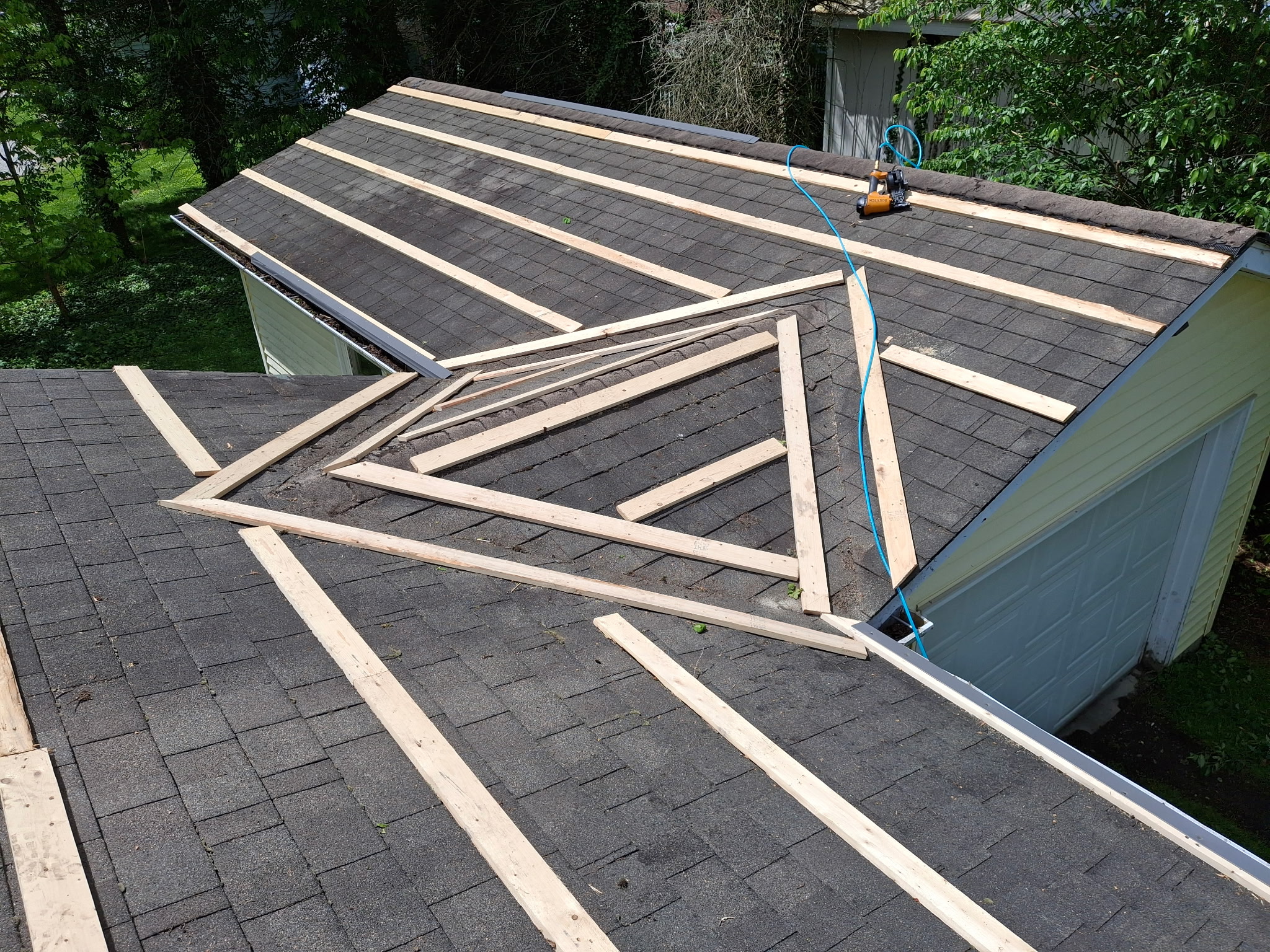 Metal Roof in Progress