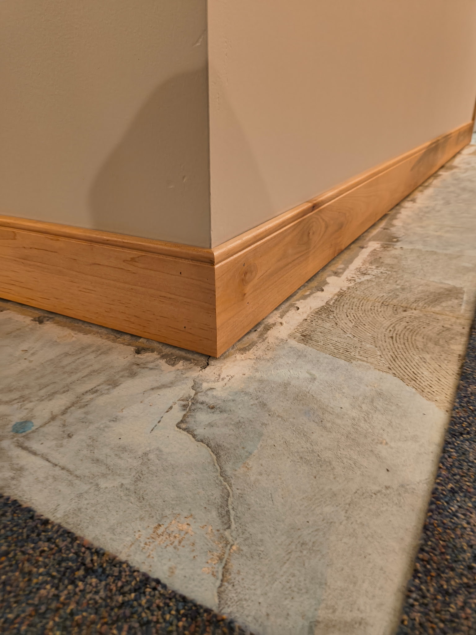 Wood Baseboard Detail
